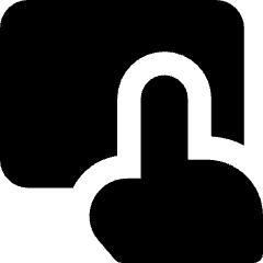 Trackpad Input Icon from Core Solid Set