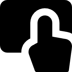 Trackpad Input Icon from Micro Solid Set