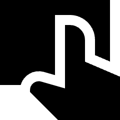 Trackpad Input Icon from Sharp Solid Set