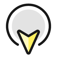 Cursor Move Down Icon from Ultimate Colors Set