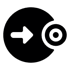 Cursor Move Target Right Icon from Ultimate Bold Set