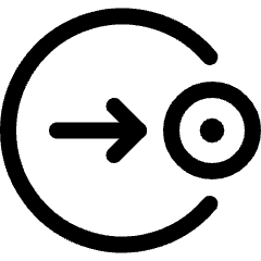 Cursor Move Target Right Icon from Ultimate Regular Set