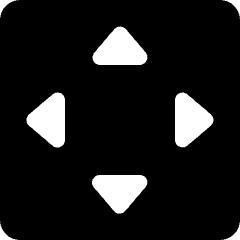 Direction Button Square Icon from Ultimate Bold Set