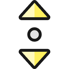 Scroll Vertical 1 Icon from Ultimate Colors Set