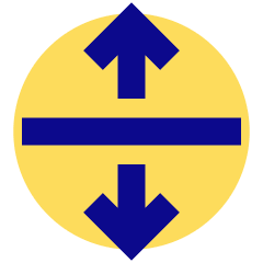 Arrow Align From Center Icon from Sharp Pop Set