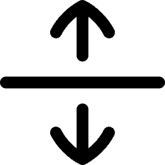 Arrow Align From Center Icon from Flex Line Set