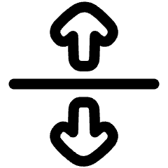 Arrow Align From Center Icon from Plump Line Set