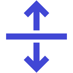 Align From Center Arrow Icon from Sharp Duo Set