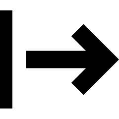 Arrow Right Start Icon from Sharp Remix Set