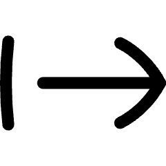 Arrow Right Start Icon from Flex Line Set