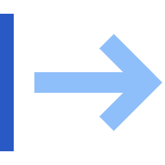 Arrow Right Start Icon from Sharp Flat Set