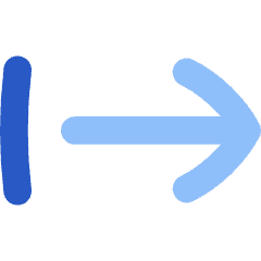 Arrow Right Start Icon from Flex Flat Set