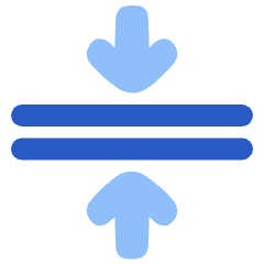 Arrows Compress Flatten Icon from Plump Flat Set