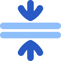 Arrows Compress Flatten Icon from Flex Flat Set