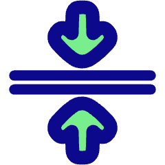 Arrows Compress Flatten Icon from Plump Pop Set