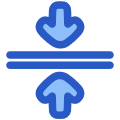 Arrows Compress Flatten Icon from Plump Duo Set