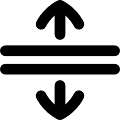 Arrows Expand Icon from Flex Remix Set