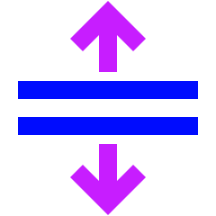 Arrows Expand Icon from Sharp Neon Set