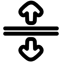 Arrows Expand Icon from Plump Line Set
