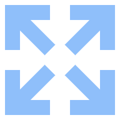 Line Arrow Expand Icon from Sharp Flat Set