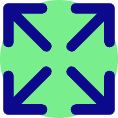 Line Arrow Expand Icon from Core Pop Set