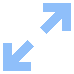 Line Arrow Expand Diagonal 1 Icon from Sharp Flat Set