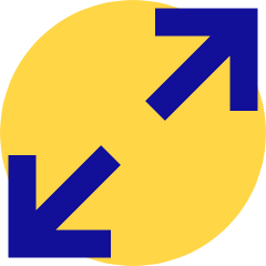 Line Arrow Expand Diagonal 1 Icon from Sharp Pop Set