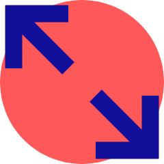 Line Arrow Expand Diagonal 2 Icon from Sharp Pop Set