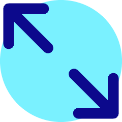 Line Arrow Expand Diagonal 2 Icon from Core Pop Set