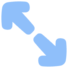 Line Arrow Expand Diagonal 2 Icon from Plump Flat Set