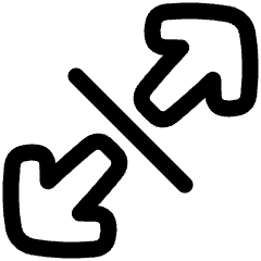Line Arrow Expand Diagonal 3 Icon from Plump Line Set