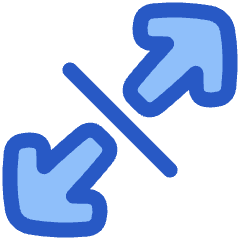 Line Arrow Expand Diagonal 3 Icon from Plump Duo Set