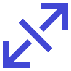 Line Arrow Expand Diagonal 3 Icon from Sharp Duo Set