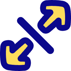 Line Arrow Expand Diagonal 3 Icon from Plump Pop Set