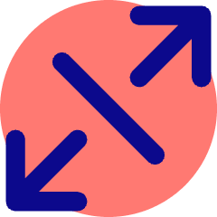 Line Arrow Expand Diagonal 3 Icon from Core Pop Set