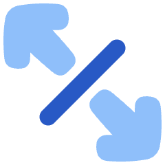 Line Arrow Expand Diagonal 4 Icon from Plump Flat Set
