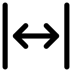 Line Arrow Expand Horizontal Icon from Core Line Set