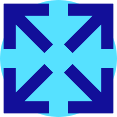 Line Arrow Expand Icon from Sharp Pop Set
