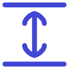 Line Arrow Expand Vertical Icon from Flex Duo Set