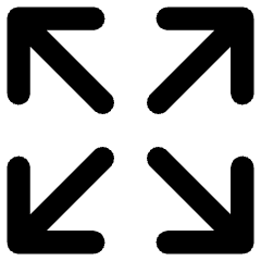 Line Arrow Expand Icon from Core Remix Set