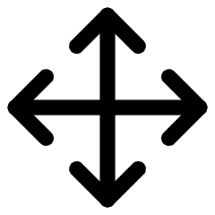 Line Arrow Move Icon from Core Line Set