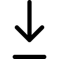Line Arrow Move Down 1 Icon from Core Line Set