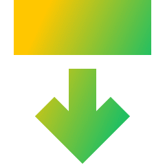 Line Arrow Move Down 2 Icon from Sharp Gradient Set