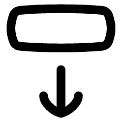Line Arrow Move Down 2 Icon from Flex Line Set