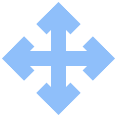Line Arrow Move Icon from Sharp Flat Set