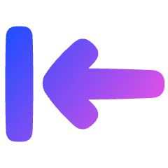Line Arrow Move Left 1 Icon from Plump Gradient Set