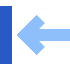 Line Arrow Move Left 1 Icon from Sharp Flat Set