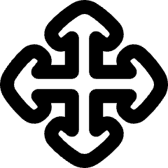 Line Arrow Move Icon from Plump Remix Set