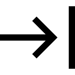 Line Arrow Move Right 1 Icon from Sharp Line Set