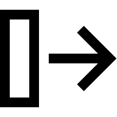 Line Arrow Move Right 2 Icon from Sharp Line Set